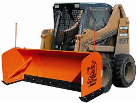 skid steer used snow pushers|scoopdogg skid steer snow pusher.